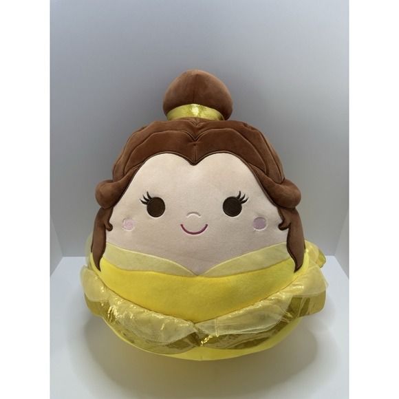 Disney Squishmallow Princess BELLE Beauty & The Beast 2021 20" 22" XL Plush - Picture 2 of 5